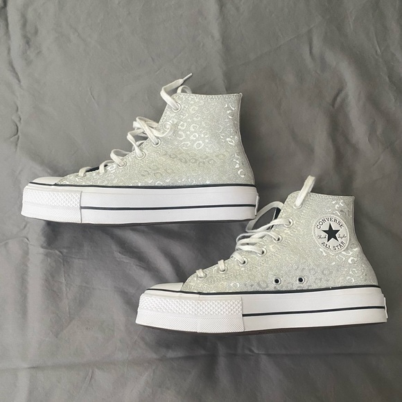 Converse Glitter Leopard Spot, Women’s Size 9 - Picture 5 of 9